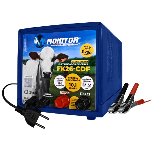 Eletrificador de Cerca Rural FK26-CDF - 10,1J - 160Km