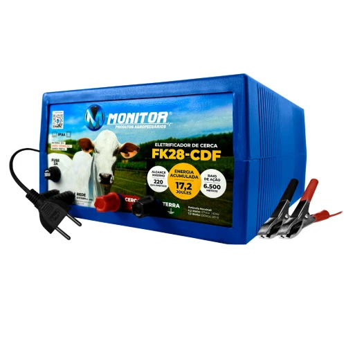 Eletrificador de Cerca Rural FK28-CDF - 17,2J - 220Km