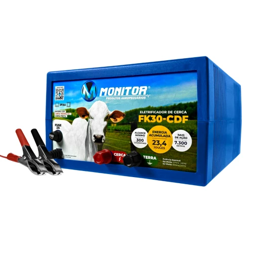 Eletrificador de Cerca Rural FK30-CDF - 23,4J - 300Km