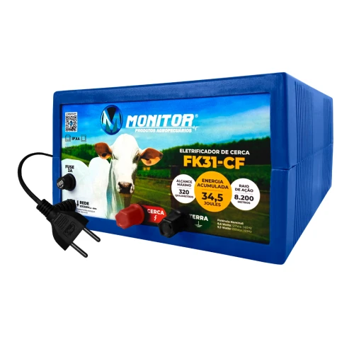Eletrificador de Cerca Rural FK31-CF - 34,5J - 320Km