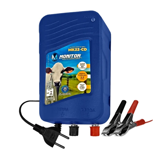 Eletrificador  Cerca Rural MK22-CD  - Bateria ou Bivolt