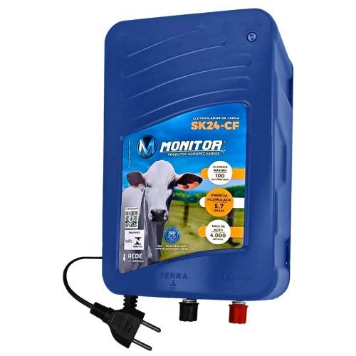Eletrificador de Cerca Rural SK24-CF - 5,7J - 100Km