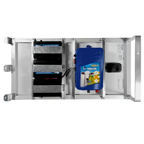 Eletrificador de Cerca Rural c/ Painel Solar SM180-B Bateria