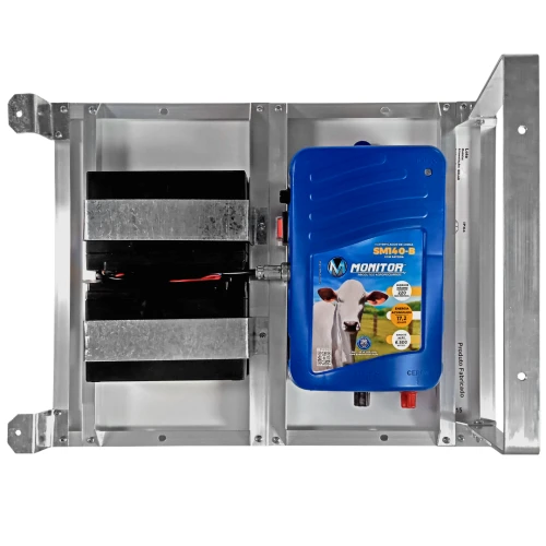 Eletrificador de Cerca Rural c/ Painel Solar SM40-B Bateria