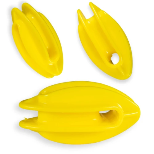 Isolador Castanha Cerca Elétrica Rural Amarelo 50un Monitor