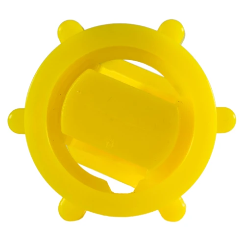 50un Isolador Vergalhão Cerca Elétrica Rural Amarelo Monitor