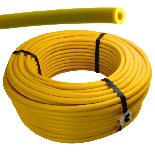 Tubo Isolador 7/16 Rolo c/ 50m Proteção Contra Raios Amarelo