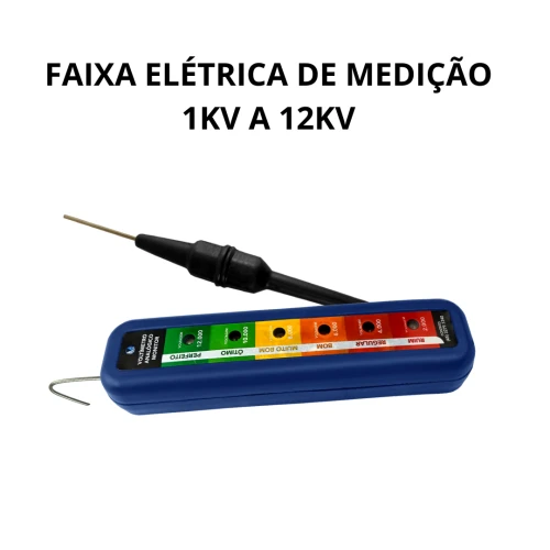 Voltímetro analógico 12Kv Exclusivo p/ Medir Cerca - Monitor